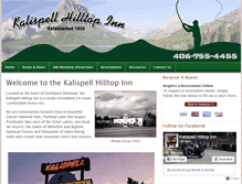 Tablet Screenshot of kalispellhilltopinn.com